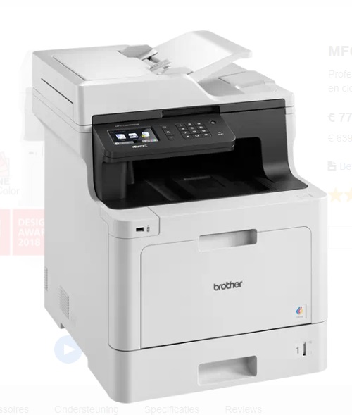 Een Brother printer MFC-L8690CDW incl MPS koop je bij Ziffo Kantoorcentrum / GZ OfficeXperience